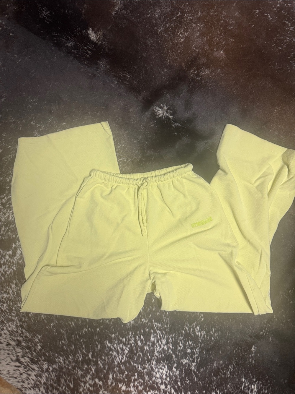 Gymshark waffle wide leg pants